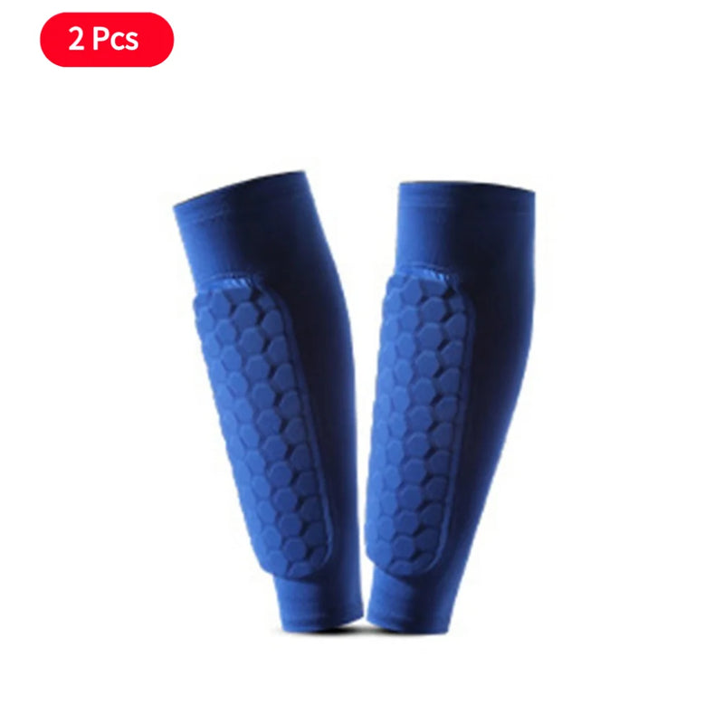 1/2Pcs Sports Soccer Shin Guard Pad for Kids Sleeve Sock Leg Support Football Compression Calf Sleeve Shinguard for Adult Teens